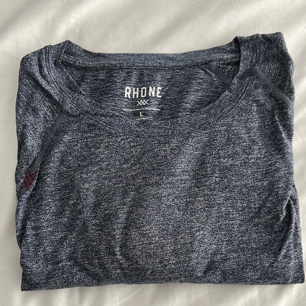 Rhone Blue Heathered T-Shirt